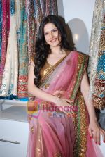 Zarine  Khan at the launch of Veer Libas Collection in Peddar Road on 19th Jan 2010 (47).JPG
